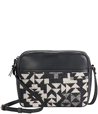 Pendleton Blue Ridge Black Midi Crossbody Bag