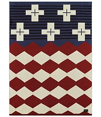 Pendleton Brave Star Americana Cotton Knit Throw Blanket
