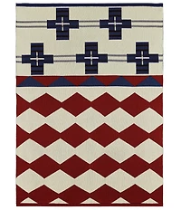 Pendleton Brave Star Americana Cotton Knit Throw Blanket