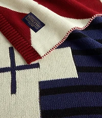 Pendleton Brave Star Americana Cotton Knit Throw Blanket