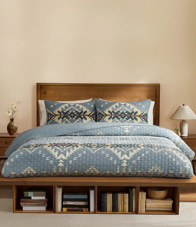 Pendleton Bridge Creek Striking Southwestern-Inspired Pattern Coverlet Mini Set
