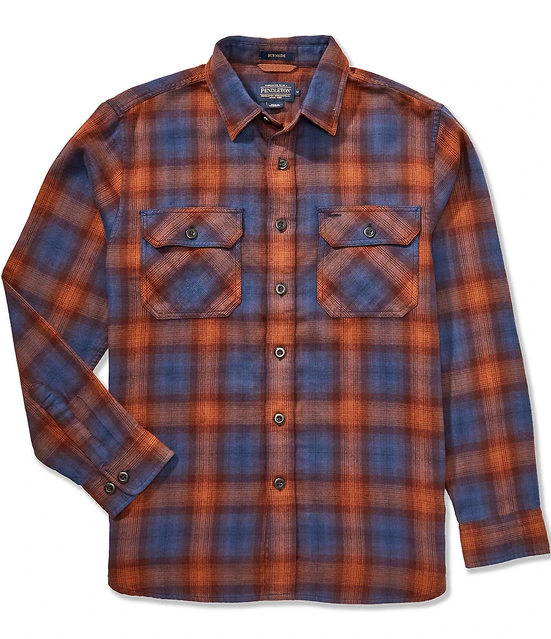 Pendleton Burnside Flannel Plaid Long Sleeve Woven Shirt