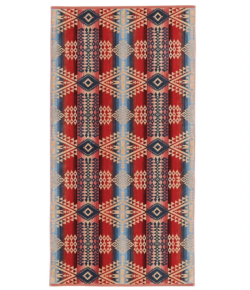 Pendleton Canyonlands Towel Collection Jacquard Southwestern Geometric Pattern 3-Piece Bath Towel Set