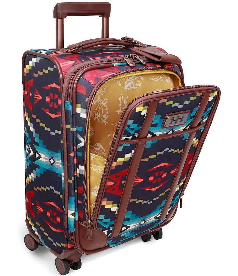 Pendleton Carico Lake 20#double; Softside Upright Carry On Spinner Luggage