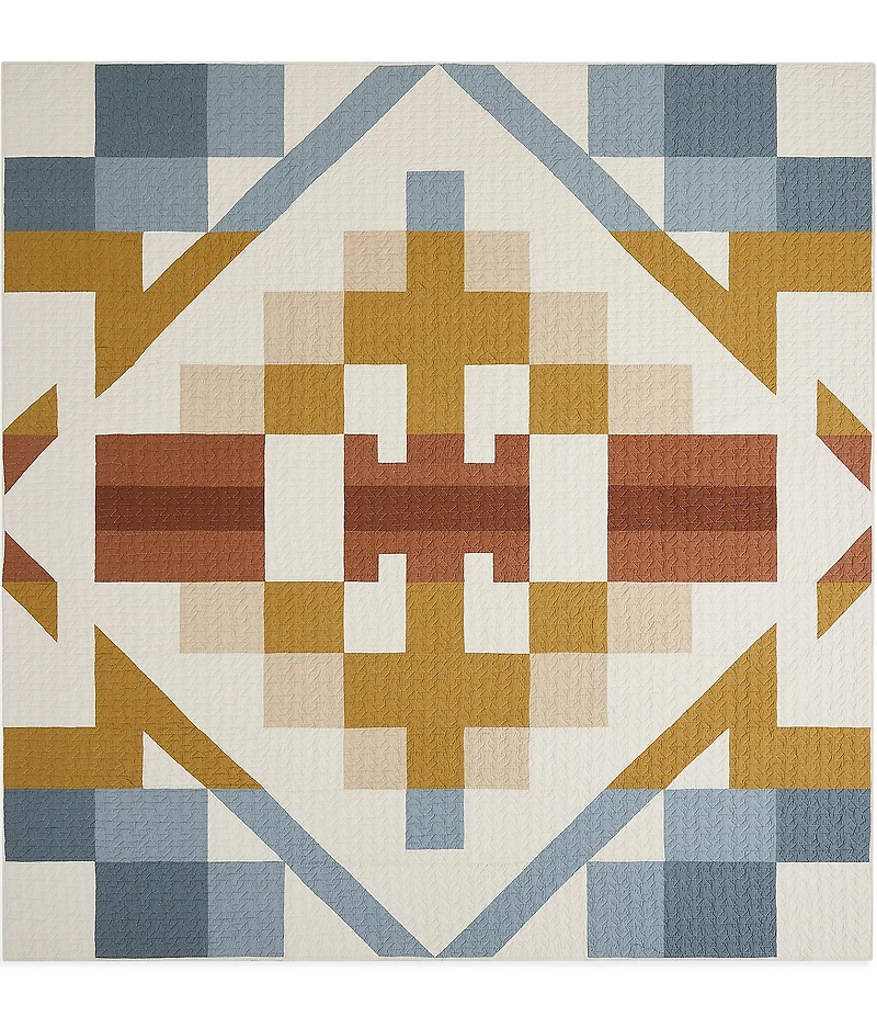 Pendleton Carico Lake Southwestern Striking Geometric Pattern Quilt Mini Set