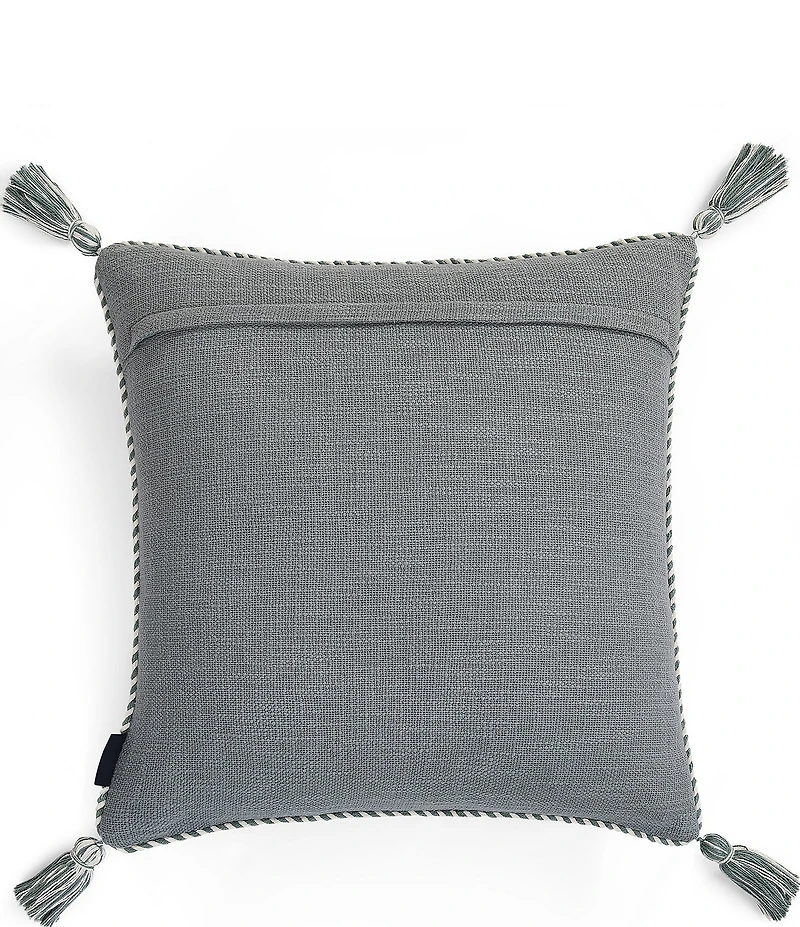 Pendleton Carico Lake Striking Geometric Print Tassel Square Pillow