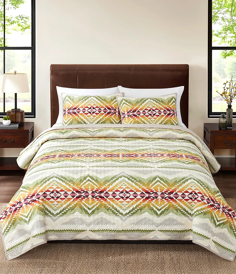 Pendleton Cascadia Southwestern Print Reversible Coverlet Mini Set
