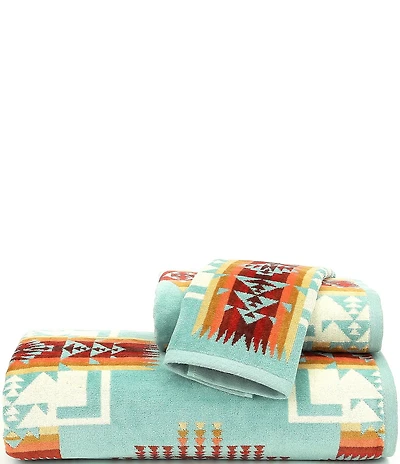 Pendleton Chief Joseph Iconic Jacquard Southwestern Geometric Pattern Bath Towels