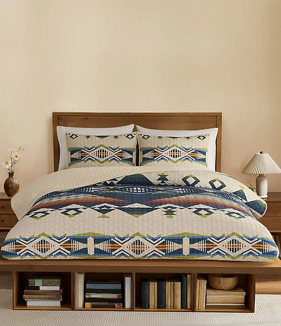 Pendleton Creekside Heritage-Inspired Print Pattern Coverlet Mini Set