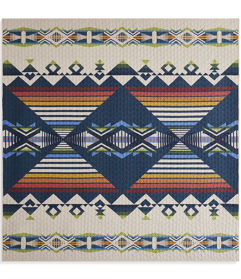 Pendleton Creekside Heritage-Inspired Print Pattern Coverlet Mini Set