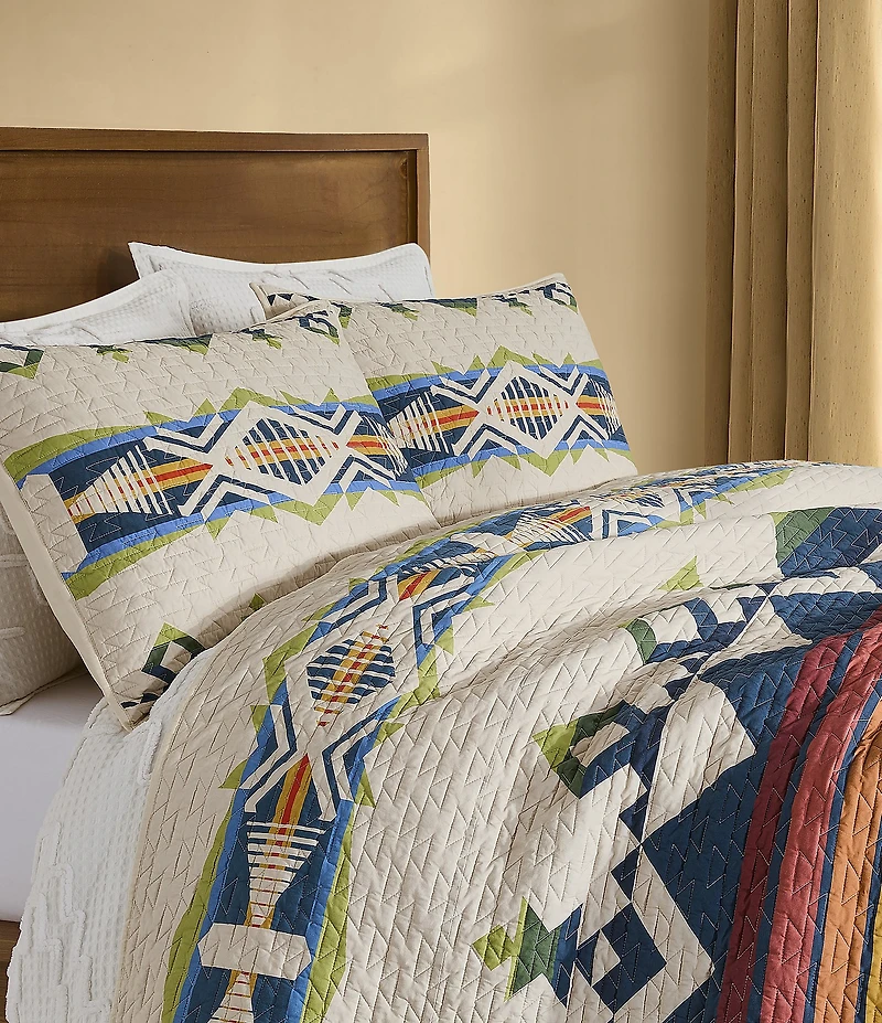 Pendleton Creekside Heritage-Inspired Print Pattern Coverlet Mini Set