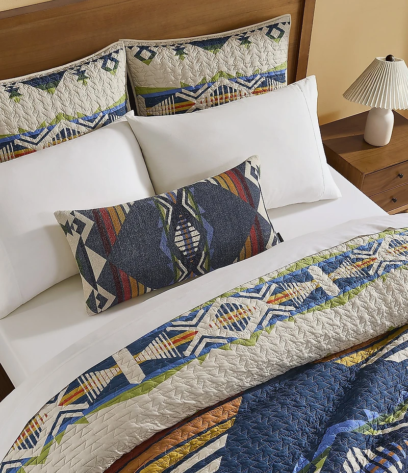 Pendleton Creekside Southwestern Print Hug Bolster Pillow