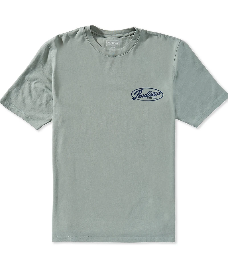 Pendleton Deschutes Salmon Graphic Short Sleeve T-Shirt