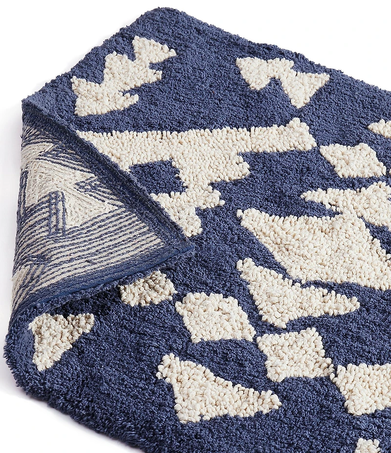 Pendleton Diamond Peak Geometric Pattern Bath Rug