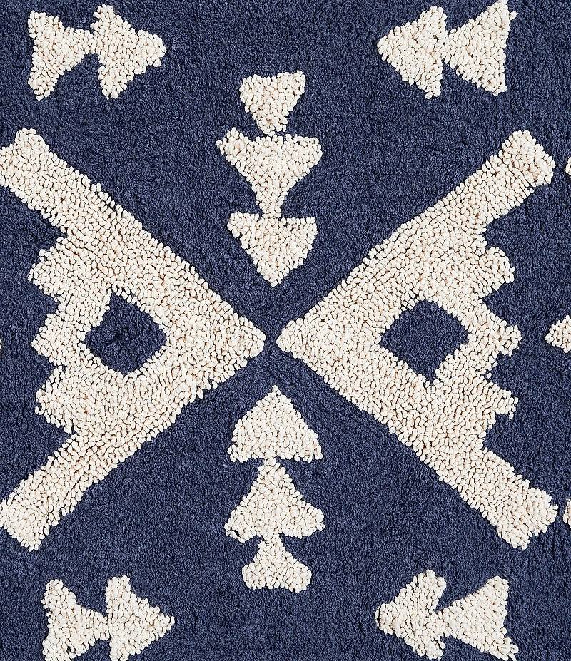Pendleton Diamond Peak Geometric Pattern Bath Rug