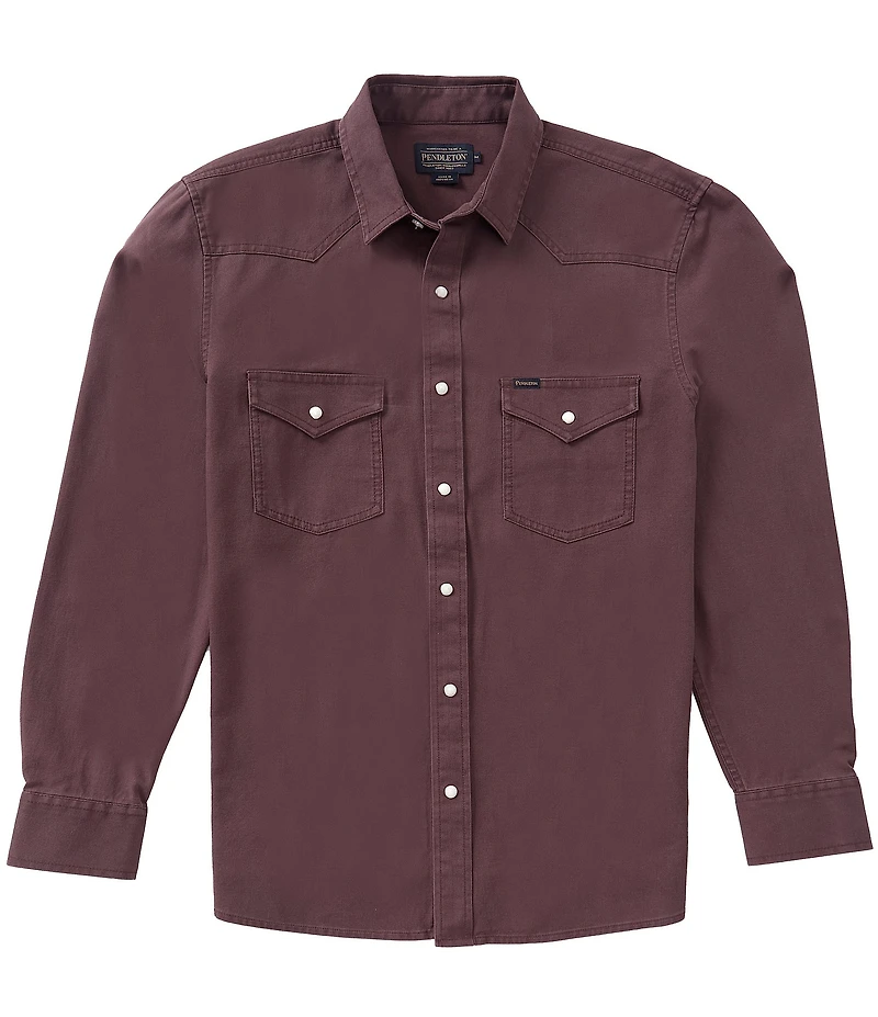Pendleton Dillon Western Twill Long Sleeve Woven Shirt