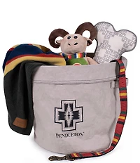 Pendleton Embellished Harding Patterned Paper Dog Eco-Friendly Toy Bucket