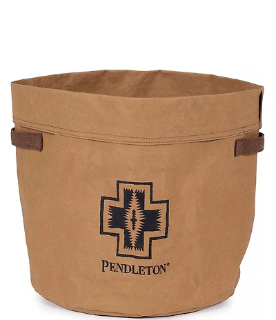 Pendleton Embellished Harding Patterned Paper Dog Eco-Friendly Toy Bucket