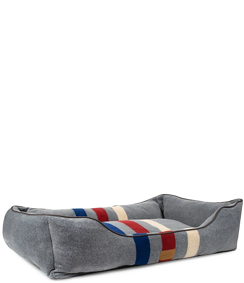 Pendleton Fleece Kuddler Striped Pet Bed