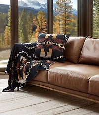 Pendleton Four Corners Southwestern Geometric Pattern Cotton Knit Throw