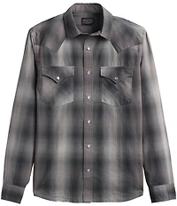 Pendleton Frontier Plaid Long Sleeve Woven Shirt