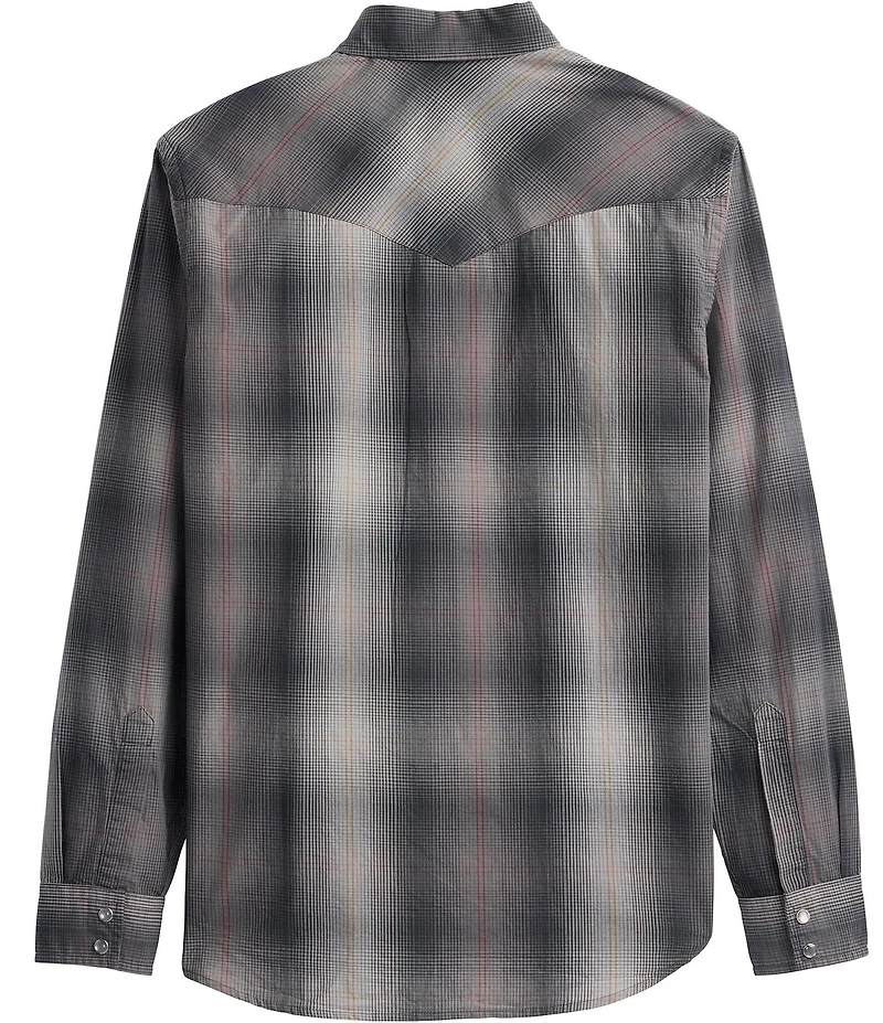 Pendleton Frontier Plaid Long Sleeve Woven Shirt