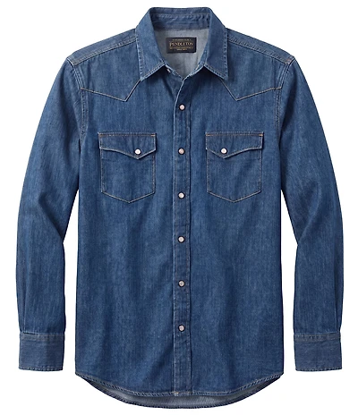 Pendleton Gambler Denim Long Sleeve Woven Shirt