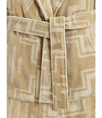 Pendleton Harding Cotton Terry Velour Cozy Robe