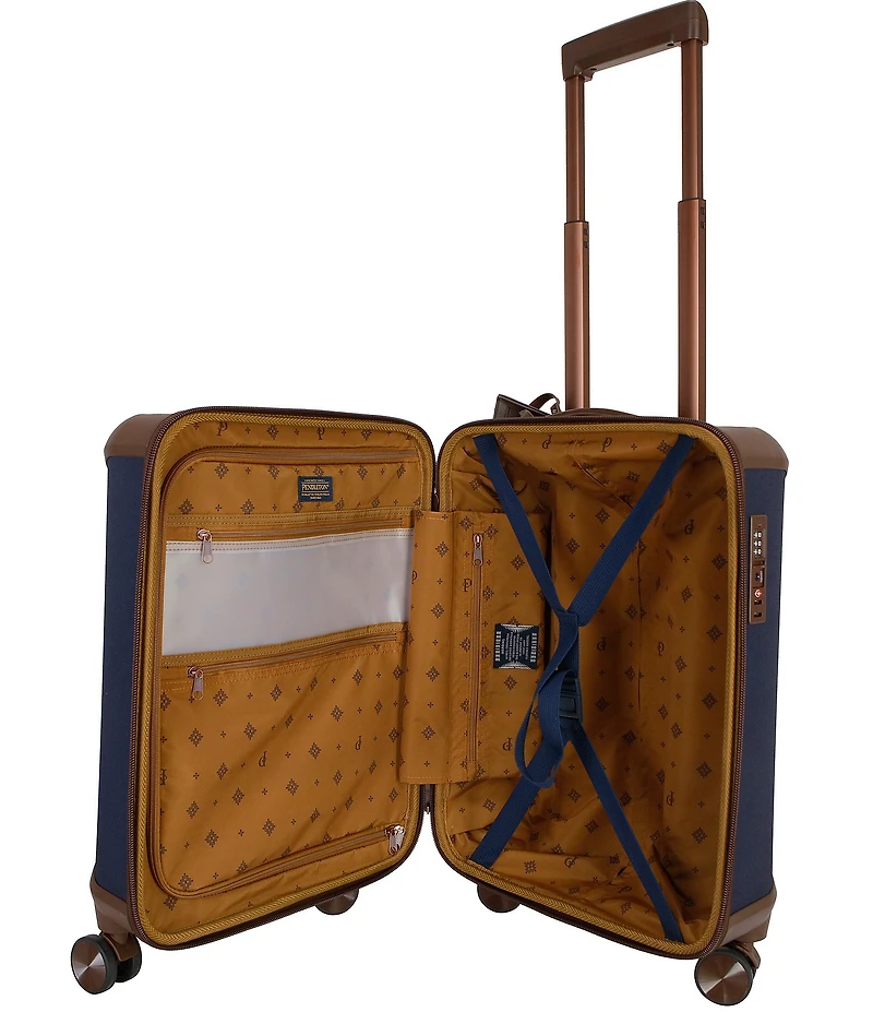 Pendleton Harding Star 20#double; Hardside Polyester Carry-On Spinner Luggage
