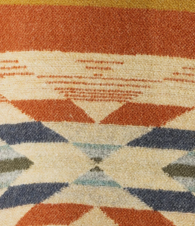 Pendleton Jacquard Reversible Wool Western Long Sleeve Button Front Jacket