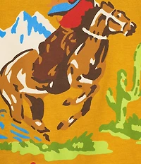 Pendleton Knit Crew Neck Short Sleeve Western Graphic Tee