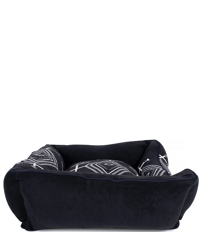 Pendleton Los Ojos Pattern Kuddler Fleece Dog Bed with Removable Cover