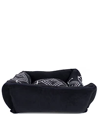 Pendleton Los Ojos Pattern Kuddler Fleece Dog Bed with Removable Cover