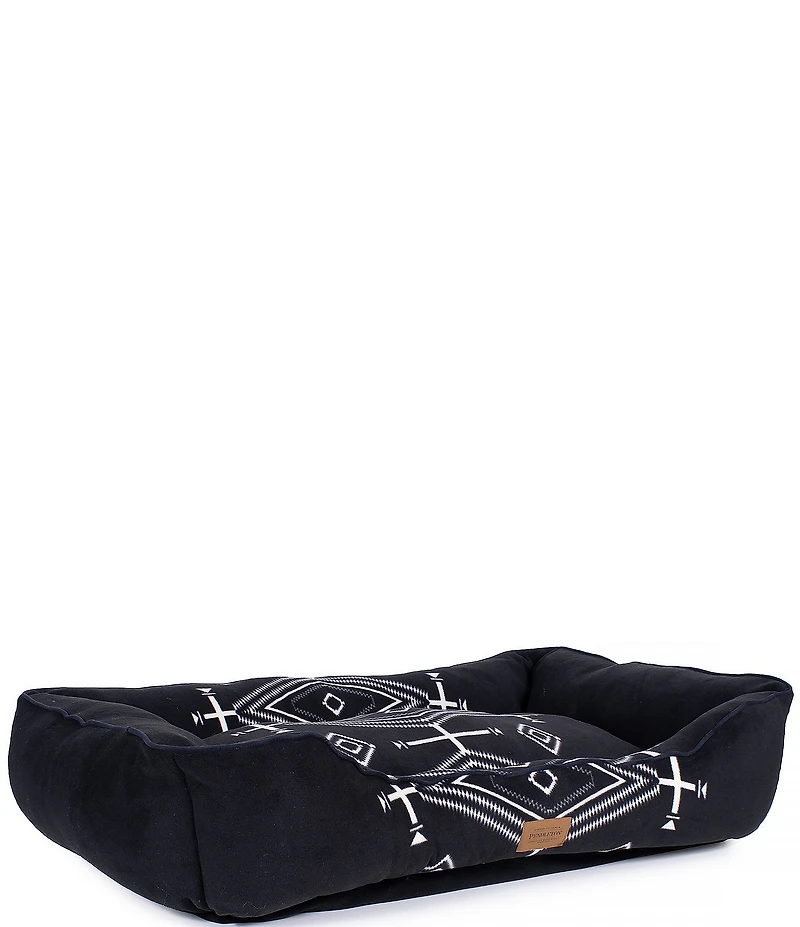 Pendleton Los Ojos Pattern Kuddler Fleece Dog Bed with Removable Cover