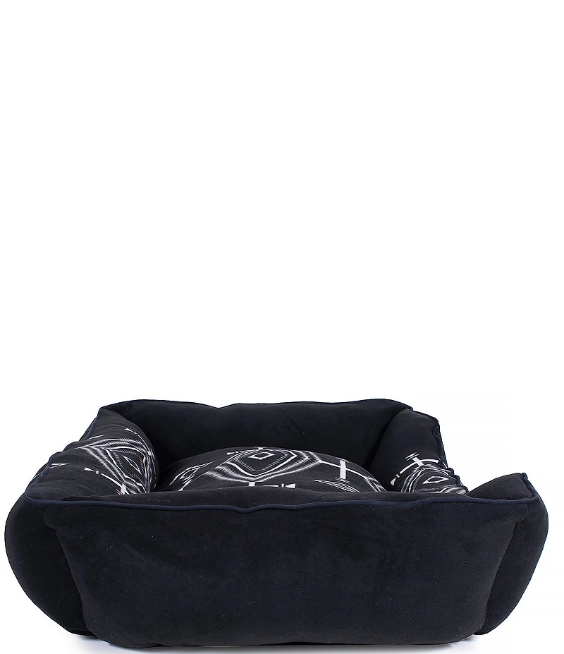 Pendleton Los Ojos Pattern Kuddler Fleece Dog Bed with Removable Cover