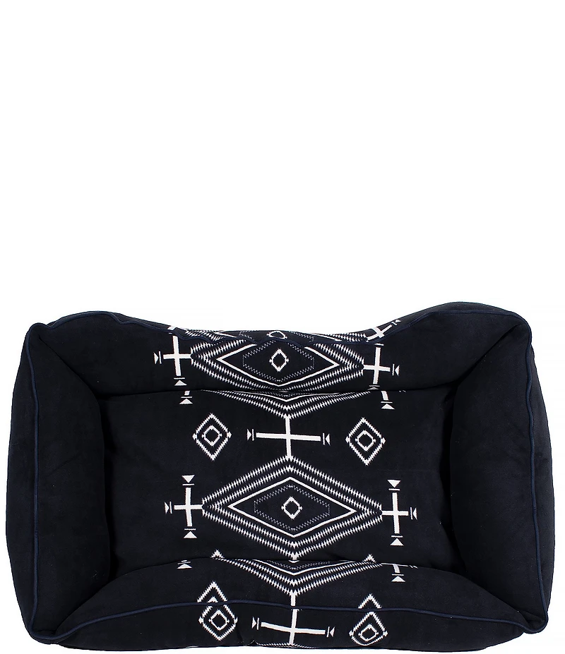 Pendleton Los Ojos Pattern Kuddler Fleece Dog Bed with Removable Cover