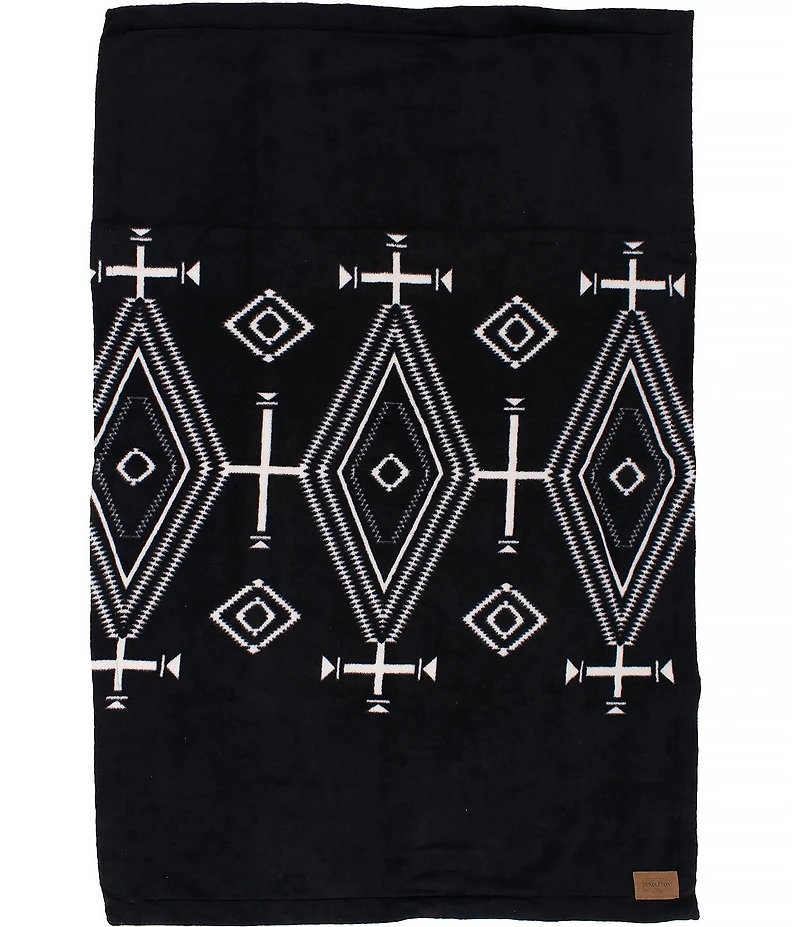 Pendleton Los Ojos Plush Fleece Throw Blanket