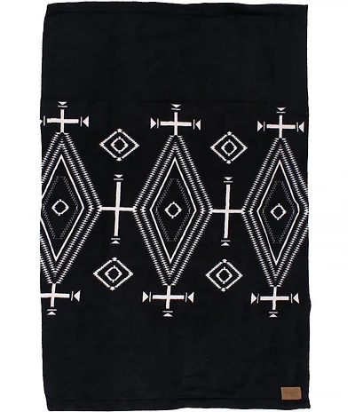 Pendleton Los Ojos Plush Fleece Throw Blanket