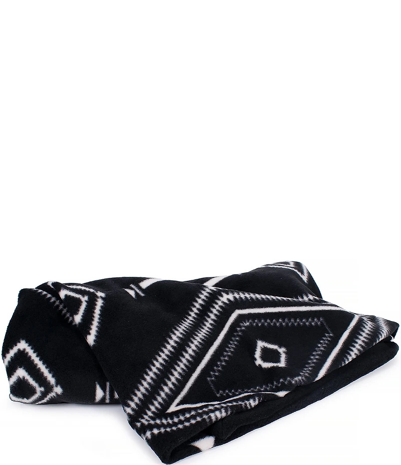 Pendleton Los Ojos Plush Fleece Throw Blanket