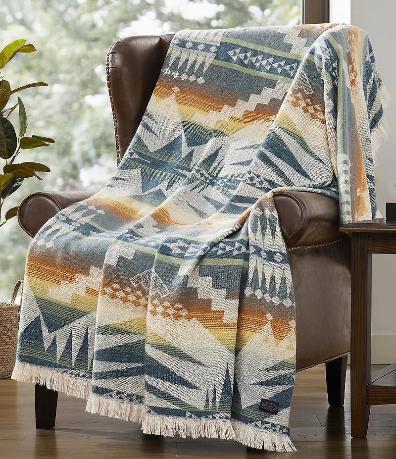 Pendleton Mystic Lake Fringed Throw Blanket