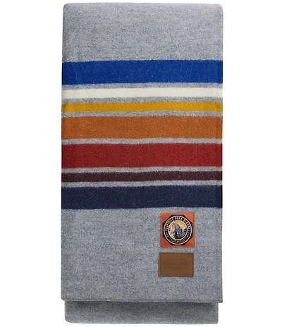 Pendleton National Park Striped Wool Bed Blanket