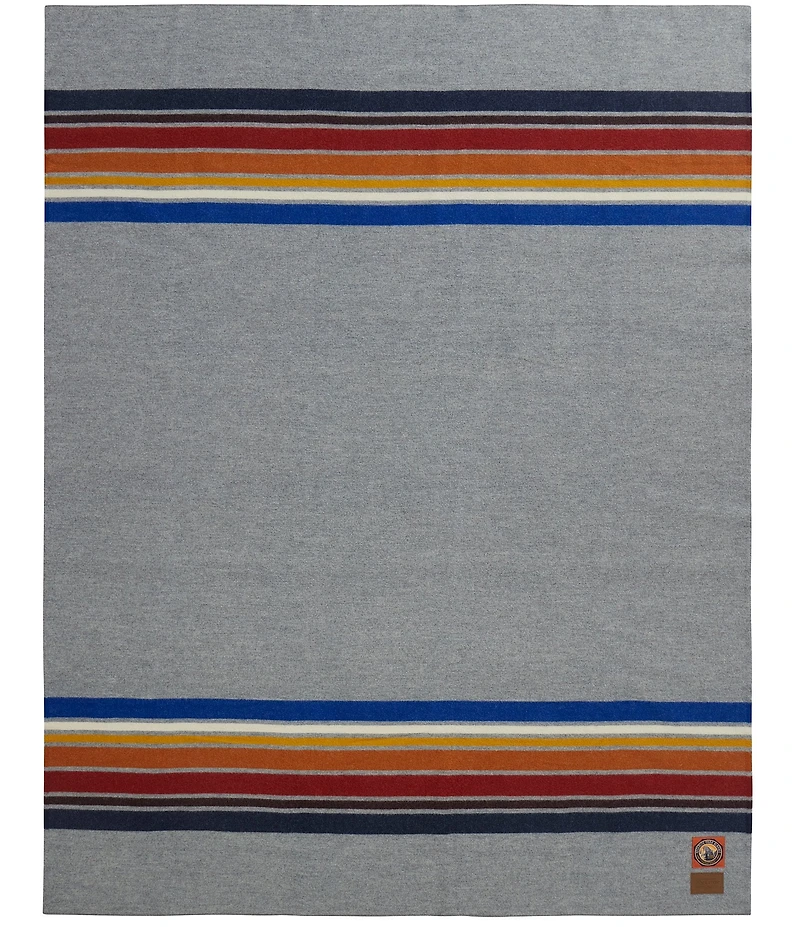 Pendleton National Park Striped Wool Bed Blanket
