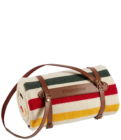 Pendleton National Parks Glacier Wool & Cotton Throw with Carrier