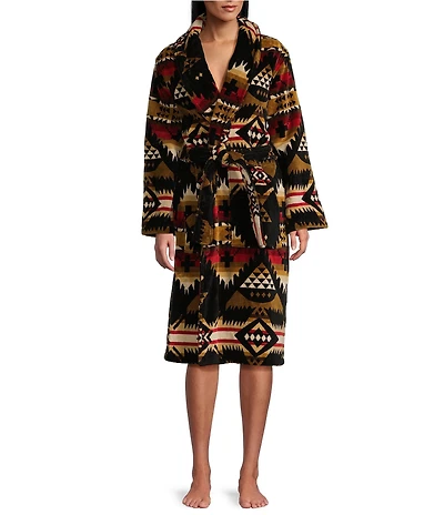 Pendleton Nehalem Cotton Terry Velour Cozy Long Robe