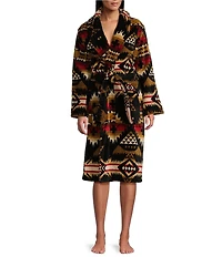 Pendleton Nehalem Cotton Terry Velour Cozy Long Robe