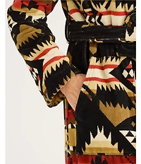 Pendleton Nehalem Cotton Terry Velour Cozy Long Robe