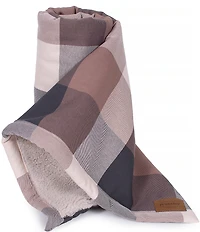 Pendleton Pet Classics Block Plaid Pattern Berber Plush Throw Blanket