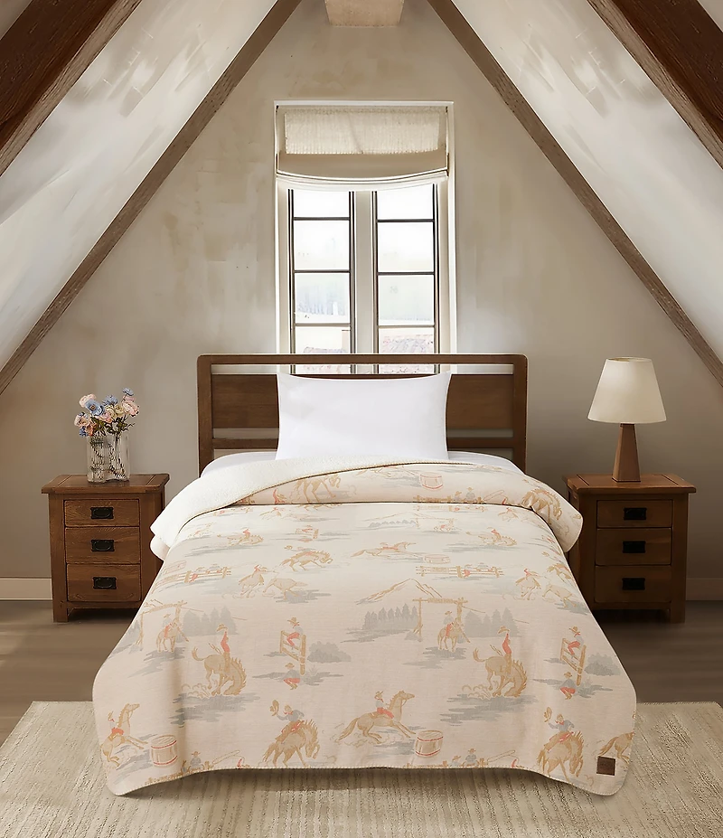 Pendleton Rodeo Landscape Throw Blanket