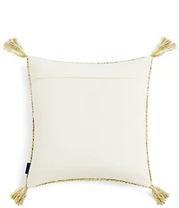 Pendleton Saddlebrook Stitching Geometric Print Tassel Square Pillow