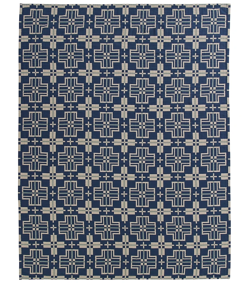 Pendleton San Marcos Textured Organic Matelasse Cotton Coverlet